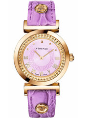 Женские часы Versace Vanity Leather Purple цена и информация | Женские часы | 220.lv