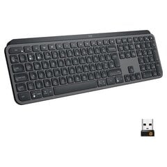 Bluetooth-клавиатура Logitech MX Keys Чёрный французский AZERTY цена и информация | Клавиатуры | 220.lv