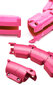 Hula stīpa, svērta, modulāra, regulējama rozā цена и информация | Vingrošanas riņķi un nūjas | 220.lv