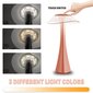 Bezvadu akrila galda lampa GREY SHDE 27,4 cm cena un informācija | Galda lampas | 220.lv