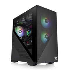 Блок Micro ATX THERMALTAKE Divider 170 TG ARGB Чёрный mATX цена и информация | Корпуса | 220.lv