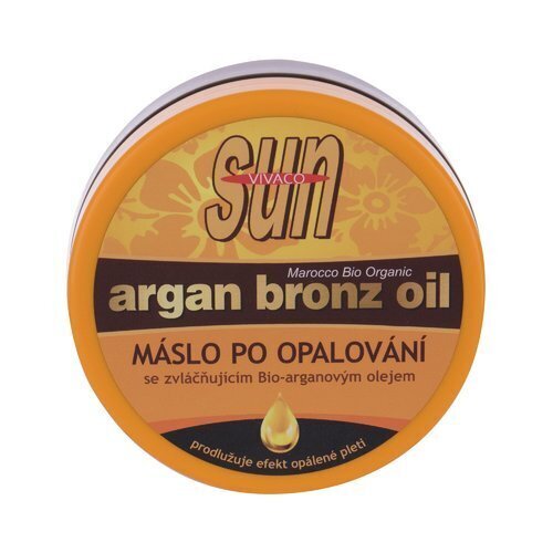 Vivaco Sun Argan Bronz Oil - Pēcsauļošanās sviests ar mīkstinošu Bio-argana eļļu, 200 ml цена и информация | Sauļošanās krēmi | 220.lv