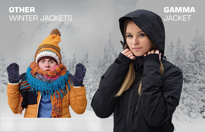 Sieviešu visu sezonu sildāmā 100% grafēna jaka GAMMA - GRAPHENE HEATED JACKET cena un informācija | Sieviešu virsjakas | 220.lv