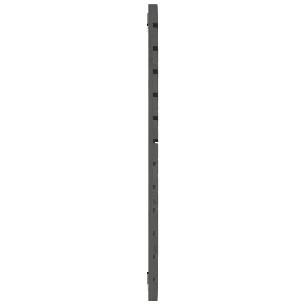 vidaXL sienas galvgalis, 126x3x91,5 cm, priedes masīvkoks cena un informācija | Gultas | 220.lv