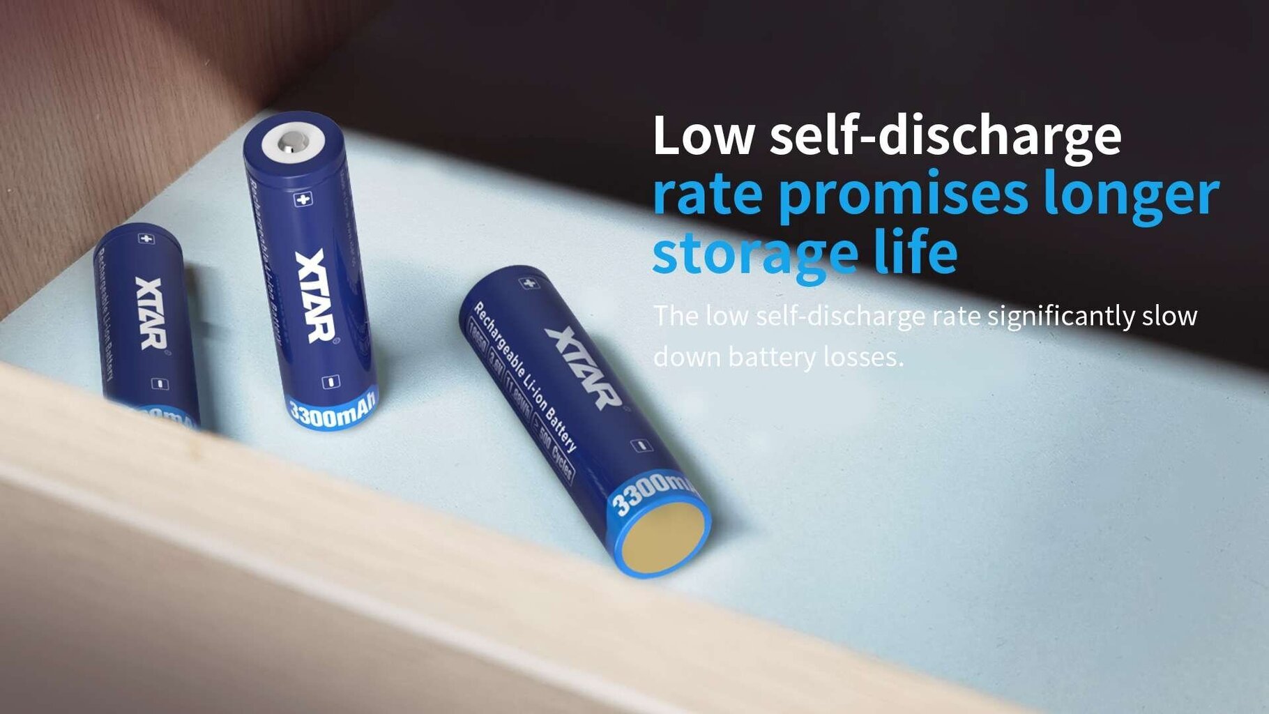 Xtar uzlādējama baterija 18650, 3300 mAh cena un informācija | Baterijas | 220.lv