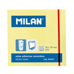 Piezīmju Bloks Milan (7,6 x 7,6 cm) cena un informācija | Burtnīcas un papīra preces | 220.lv