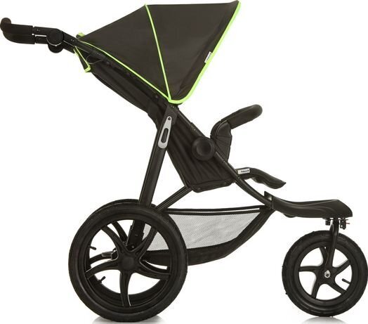 Sporta rati Hauck Runner, black/neon yellow cena un informācija | Bērnu rati | 220.lv