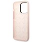 Guess GUHCP14XSLTGP iPhone 14 Pro Max 6,7" różowy|pink hardcase Silicone Triangle цена и информация | Telefonu vāciņi, maciņi | 220.lv