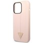 Guess GUHCP14XSLTGP iPhone 14 Pro Max 6,7" różowy|pink hardcase Silicone Triangle цена и информация | Telefonu vāciņi, maciņi | 220.lv