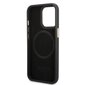 Guess GUHMP13LSAPSTK iPhone 13 Pro | 13 6,1" czarny|black hardcase Peony Logo Plate MagSafe цена и информация | Telefonu vāciņi, maciņi | 220.lv