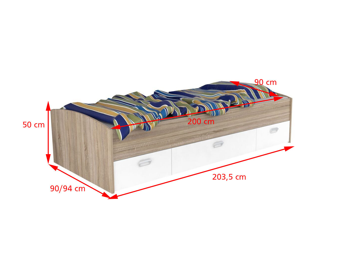 Gulta Mia cena un informācija | Bērnu gultas | 220.lv