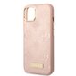 Guess GUHMP13MSAPSTP iPhone 13 6,1" różowy|pink hardcase Peony Logo Plate MagSafe cena un informācija | Telefonu vāciņi, maciņi | 220.lv