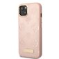 Guess GUHMP13MSAPSTP iPhone 13 6,1" różowy|pink hardcase Peony Logo Plate MagSafe cena un informācija | Telefonu vāciņi, maciņi | 220.lv