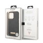 Guess GUHMP13XSAPSTK iPhone 13 Pro Max 6,7" czarny|black hardcase Peony Logo Plate MagSafe цена и информация | Telefonu vāciņi, maciņi | 220.lv