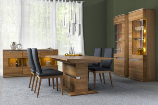 Стол Szynaka Torino, коричневый цвет цена и информация | Кухонные и обеденные столы | 220.lv
