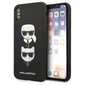 Karl Lagerfeld KLHCI65SAKICKCBK iPhone XS Max czarny|black hardcase Saffiano Karl&Choupette Head цена и информация | Telefonu vāciņi, maciņi | 220.lv