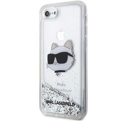 Karl Lagerfeld KLHCI8LNCHCS iPhone 7|8| SE 2020 | SE 2022 srebrny|silver hardcase Glitter Choupette Head цена и информация | Чехлы для телефонов | 220.lv