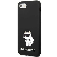 Karl Lagerfeld KLHCI8SNCHBCK iPhone 7|8| SE 2020 | SE 2022 hardcase czarny|black Silicone Choupette цена и информация | Чехлы для телефонов | 220.lv