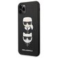 Karl Lagerfeld KLHCN65SAKICKCBK iPhone 11 Pro Max 6,5" czarny|black hardcase Saffiano Karl&Choupette Head cena un informācija | Telefonu vāciņi, maciņi | 220.lv