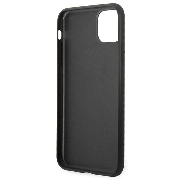 Karl Lagerfeld KLHCN65SAKICKCBK iPhone 11 Pro Max 6,5" czarny|black hardcase Saffiano Karl&Choupette Head cena un informācija | Telefonu vāciņi, maciņi | 220.lv