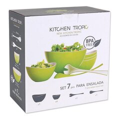 Салатница New Kitchen Tropic, пластик, 7 шт.(12.8 x 25.7 x 25.8 см) цена и информация | Посуда для хранения еды | 220.lv