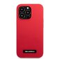 Karl Lagerfeld KLHCP13LSLMP1R iPhone 13 Pro | 13 6,1" hardcase czerwony|red Silicone Plaque цена и информация | Telefonu vāciņi, maciņi | 220.lv