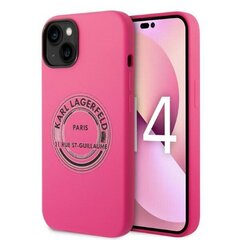 Karl Lagerfeld KLHCP14SSRSGRCF iPhone 14 6,1" hardcase różowy|pink Silicone RSG цена и информация | Чехлы для телефонов | 220.lv