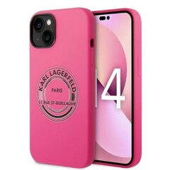 Karl Lagerfeld KLHCP14SSRSGRCF iPhone 14 6,1" hardcase różowy|pink Silicone RSG cena un informācija | Telefonu vāciņi, maciņi | 220.lv