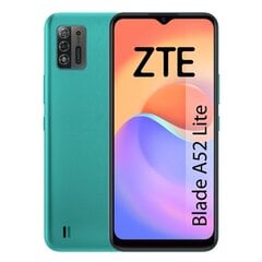 ZTE Blade A52 Lite Dual SIM 2GB/32GB Green цена и информация | Мобильные телефоны | 220.lv