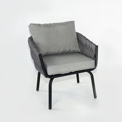 Dārza krēsls XL Pelēks cena un informācija | Dārza krēsli | 220.lv