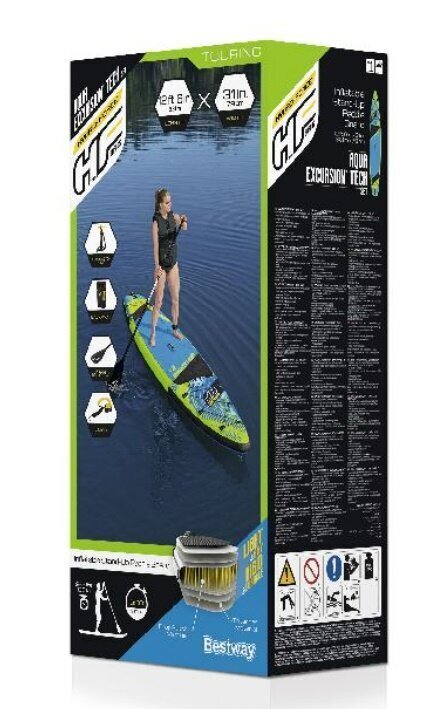 Tūrisma sup dēļa komplekts Hydro-Force Aqua Excursion 381 x 79 x 15 cm cena un informācija | SUP dēļi, sērfa dēļi un piederumi | 220.lv