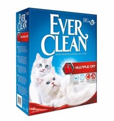 Kaķu pakaiši Ever Clean Multiple Cat, 10 L cena un informācija | Kaķu smiltis, pakaiši | 220.lv