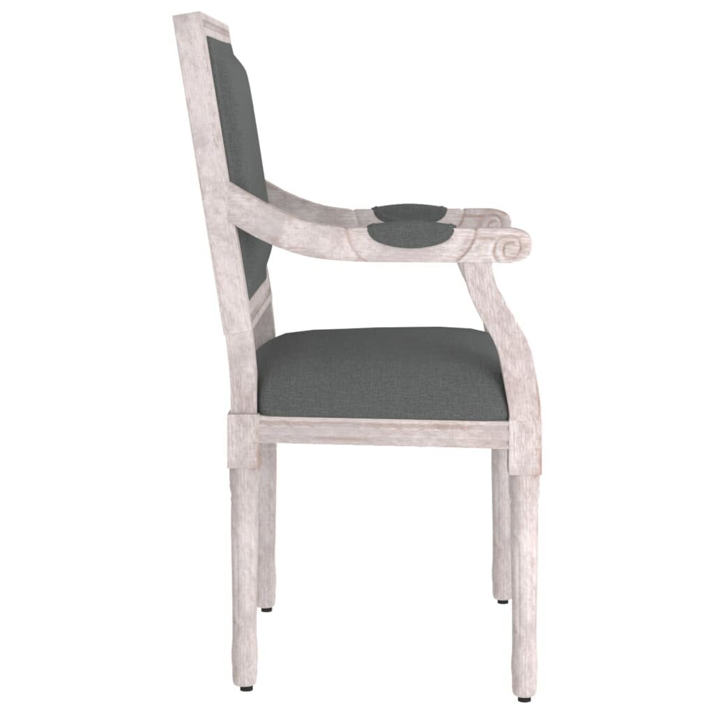 vidaXL atpūtas krēsls, tumši pelēks, 54x59x99 cm, audums cena un informācija | Atpūtas krēsli | 220.lv