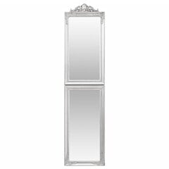 vidaXL grīdas spogulis, 40x160 cm, sudraba krāsā цена и информация | Зеркала | 220.lv