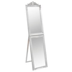vidaXL grīdas spogulis, 50x200 cm, sudraba krāsā cena un informācija | Spoguļi | 220.lv
