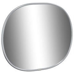 vidaXL sienas spogulis, sudraba krāsā, 30x25 cm цена и информация | Зеркала | 220.lv