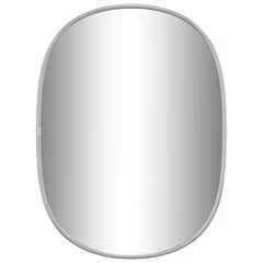 vidaXL sienas spogulis, sudraba krāsā, 40x30 cm cena un informācija | Spoguļi | 220.lv