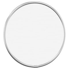 vidaXL sienas spogulis, sudraba krāsā, Ø 20 cm, apaļš cena un informācija | Spoguļi | 220.lv
