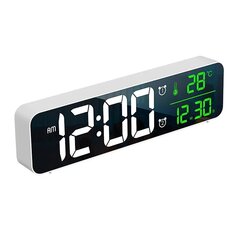 Светодиодные часы с будильником, температурой, датой и функцией музыки LIVMAN 8810 цена и информация | Радиоприемники и будильники | 220.lv