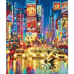 Krāsošanas komplekts Alex Bog Amazing Times Square NYC (40 x 50 cm) cena un informācija | Modelēšanas un zīmēšanas piederumi | 220.lv