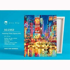 Набор красок Alex Bog Amazing Times Square NYC Номера (40 x 50 cm) цена и информация | Принадлежности для рисования, лепки | 220.lv