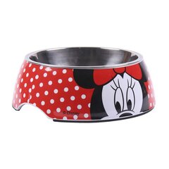 Кормушка для собак Minnie Mouse меламин 410 ml Металл Разноцветный цена и информация | Миски, ящики для корма | 220.lv