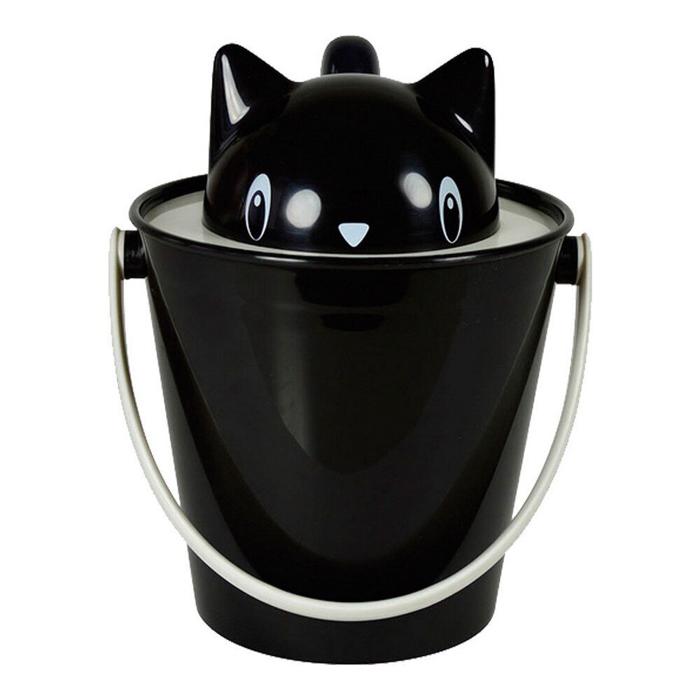 Tvertnes konteiners United Pets Kaķis Melns polipropilēns (20 cm) cena un informācija | Bļodas, kastes pārtikas | 220.lv