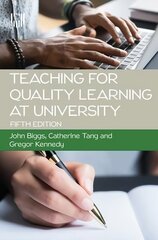 Teaching for Quality Learning at University 5e 5th edition цена и информация | Книги по социальным наукам | 220.lv