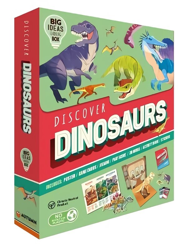 Discover Dinosaurs цена и информация | Grāmatas pusaudžiem un jauniešiem | 220.lv