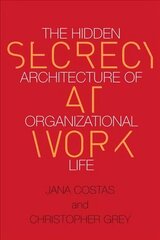 Secrecy at Work: The Hidden Architecture of Organizational Life cena un informācija | Ekonomikas grāmatas | 220.lv