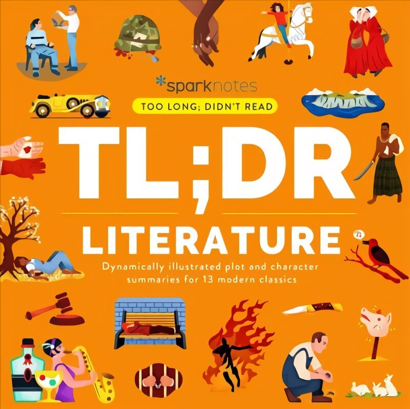 TL;DR Literature: Dynamically Illustrated Plot and Character Summaries for 13 Modern Classics цена и информация | Grāmatas pusaudžiem un jauniešiem | 220.lv