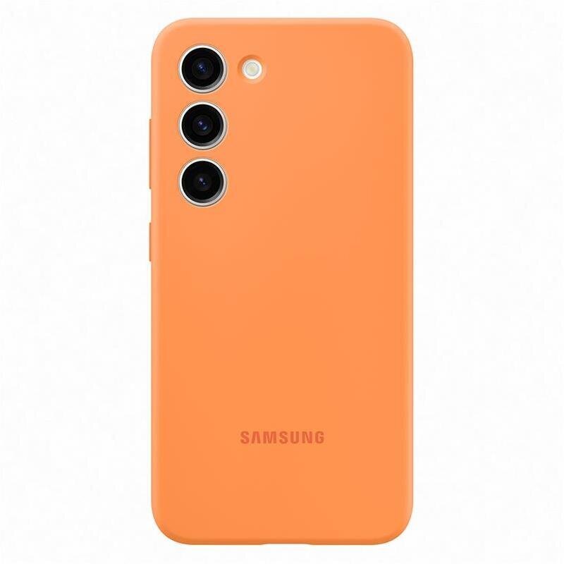 Samsung Galaxy S23, Silicone Cover, oranžs cena un informācija | Telefonu vāciņi, maciņi | 220.lv