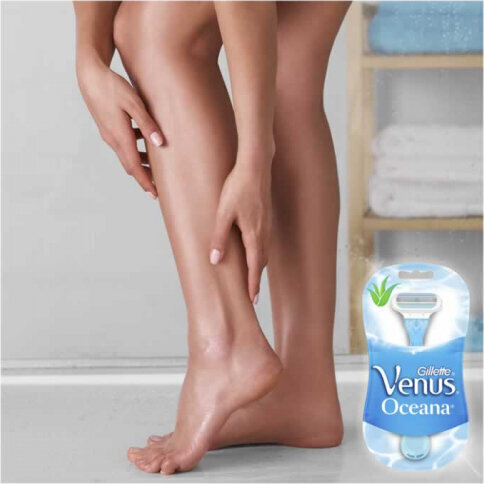 Vienreizējās lietošanas skuveklis Gillette Venus Oceana Razor, 4 gab. цена и информация | Skūšanās piederumi, kosmētika | 220.lv