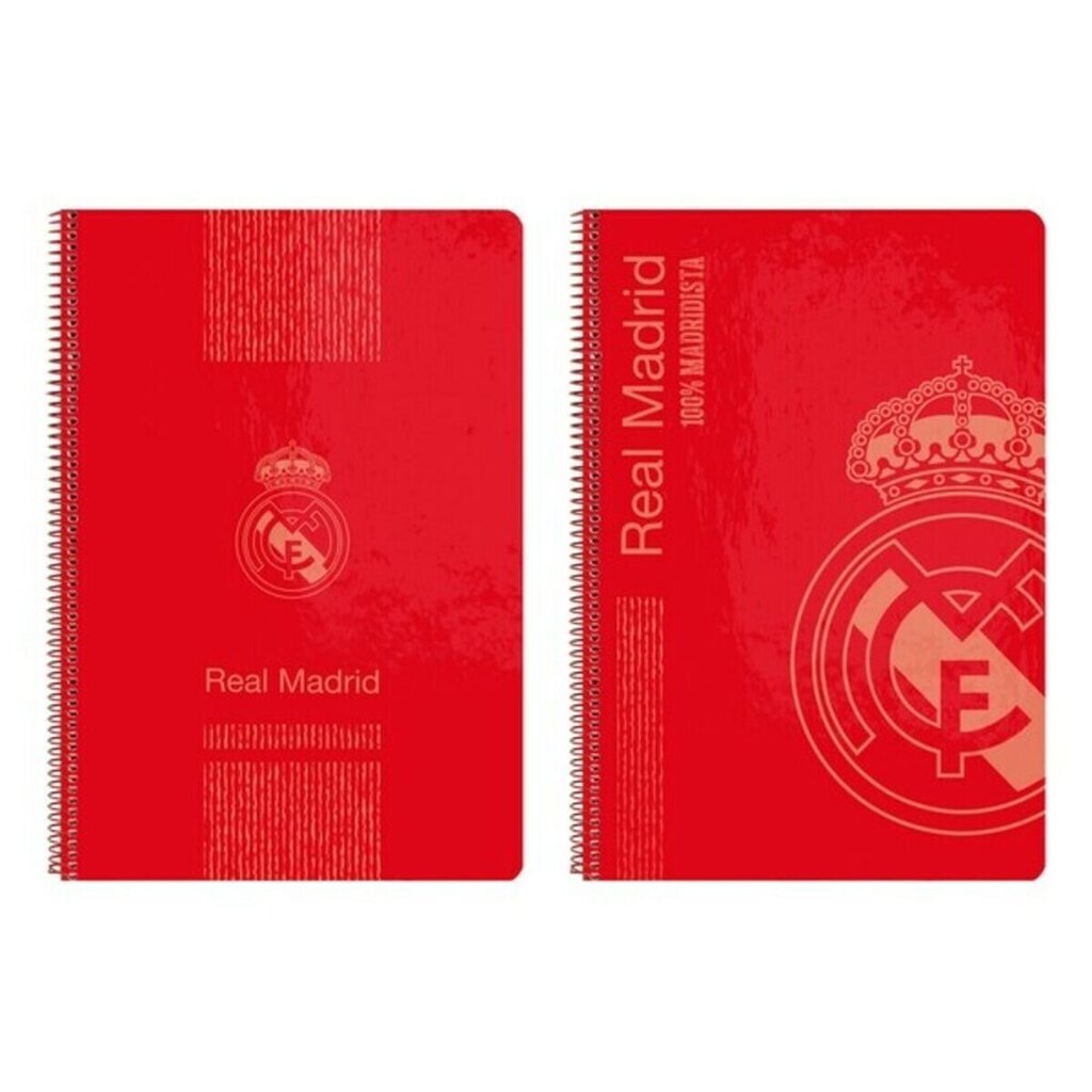 Piezīmju blociņš Real Madrid C.F. Sarkans A4 cena un informācija | Kancelejas preces | 220.lv